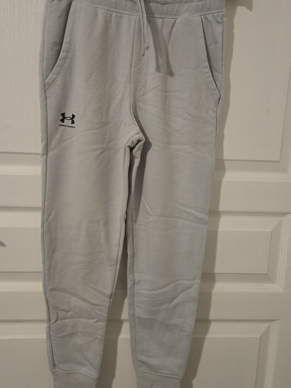 Under Armour Kids' Light Gray Jogger Sweatpants